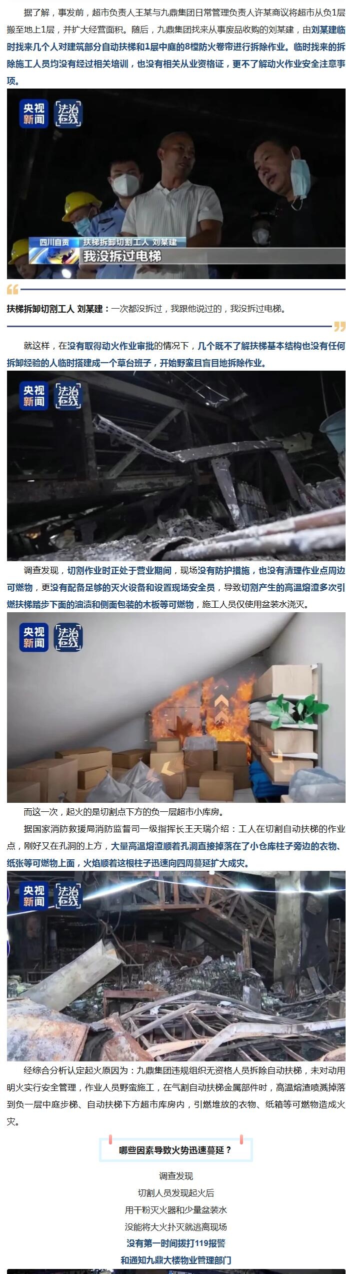 违规动火作业酿悲剧！火灾背后成因引人深思