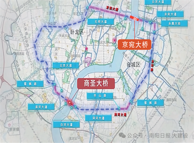 南阳京宛大桥、南阳商圣大桥开建， 邀您掀开两座大桥的神秘面纱！