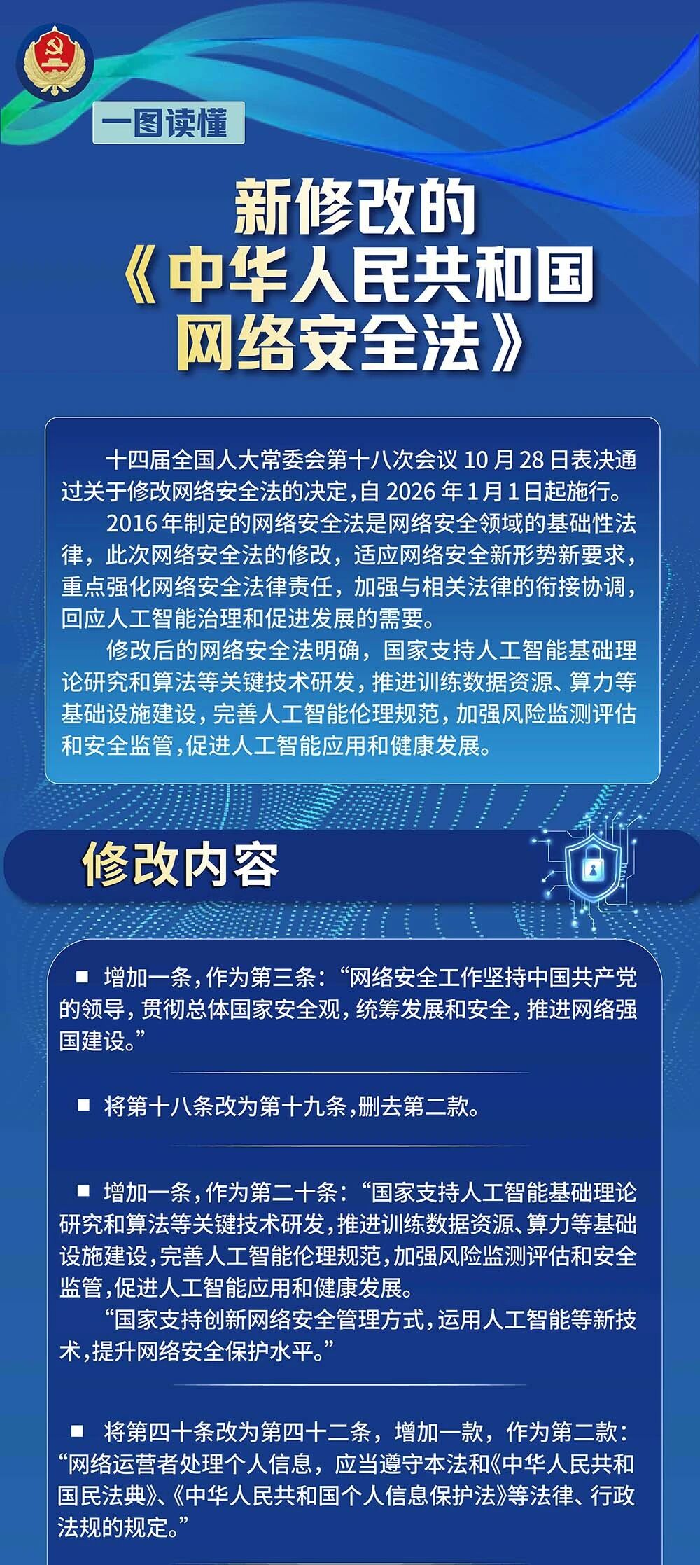 网络安全 | 一图读懂新修改的《中华人民共和国网络安全法》