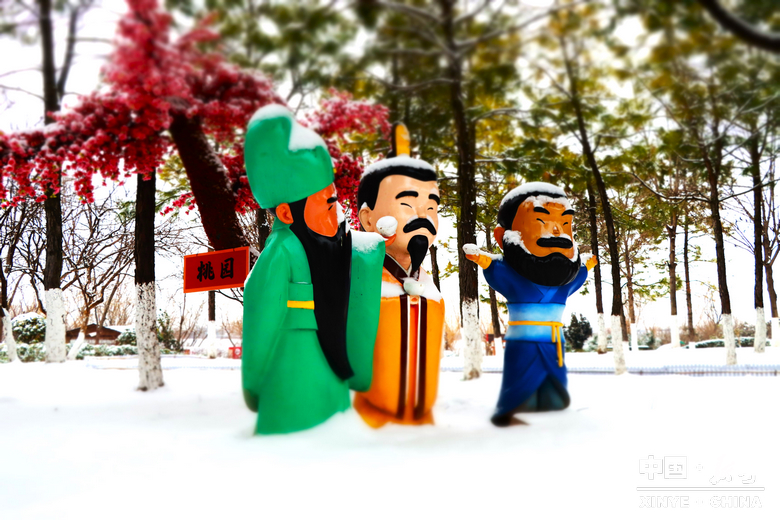 银装漫街巷 琼枝醉游人