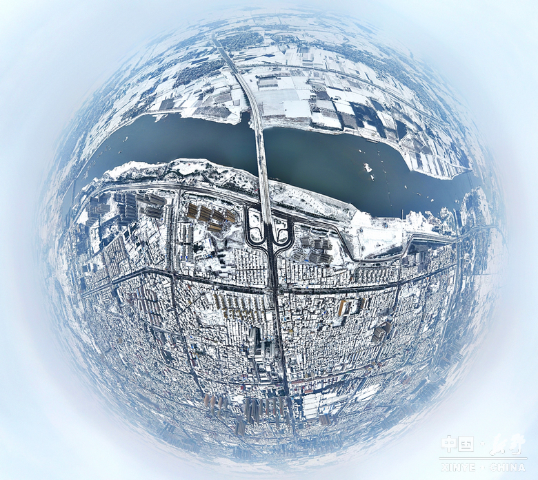 银装漫街巷 琼枝醉游人