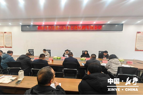 南阳市府院联动办 新野县府院联动办案件会商化解专题会在上港乡召开