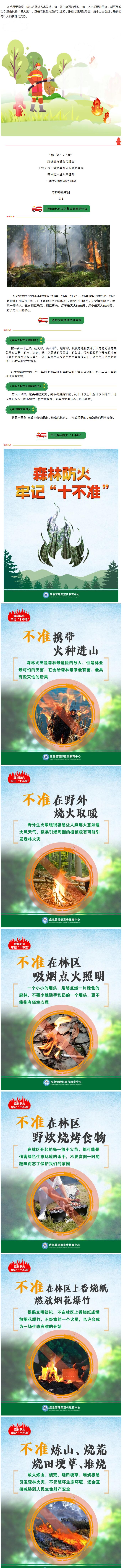 【安全科普】森林防火知识宣传