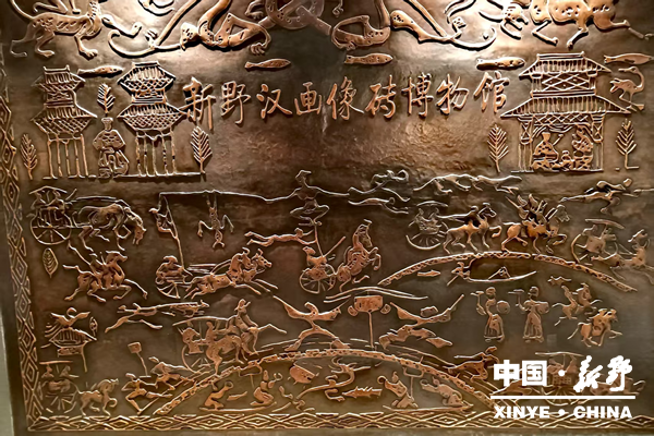 新野汉画像砖博物馆马年寻“马迹 ”