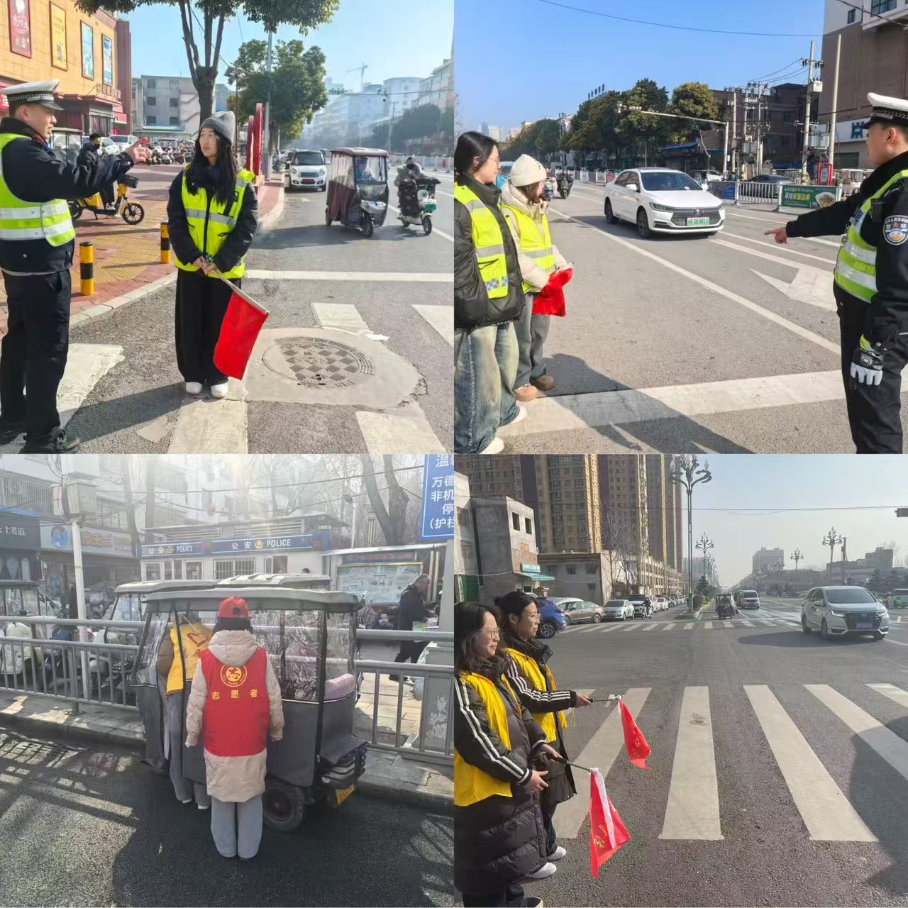 青春燃动玉乡 志愿守护平安