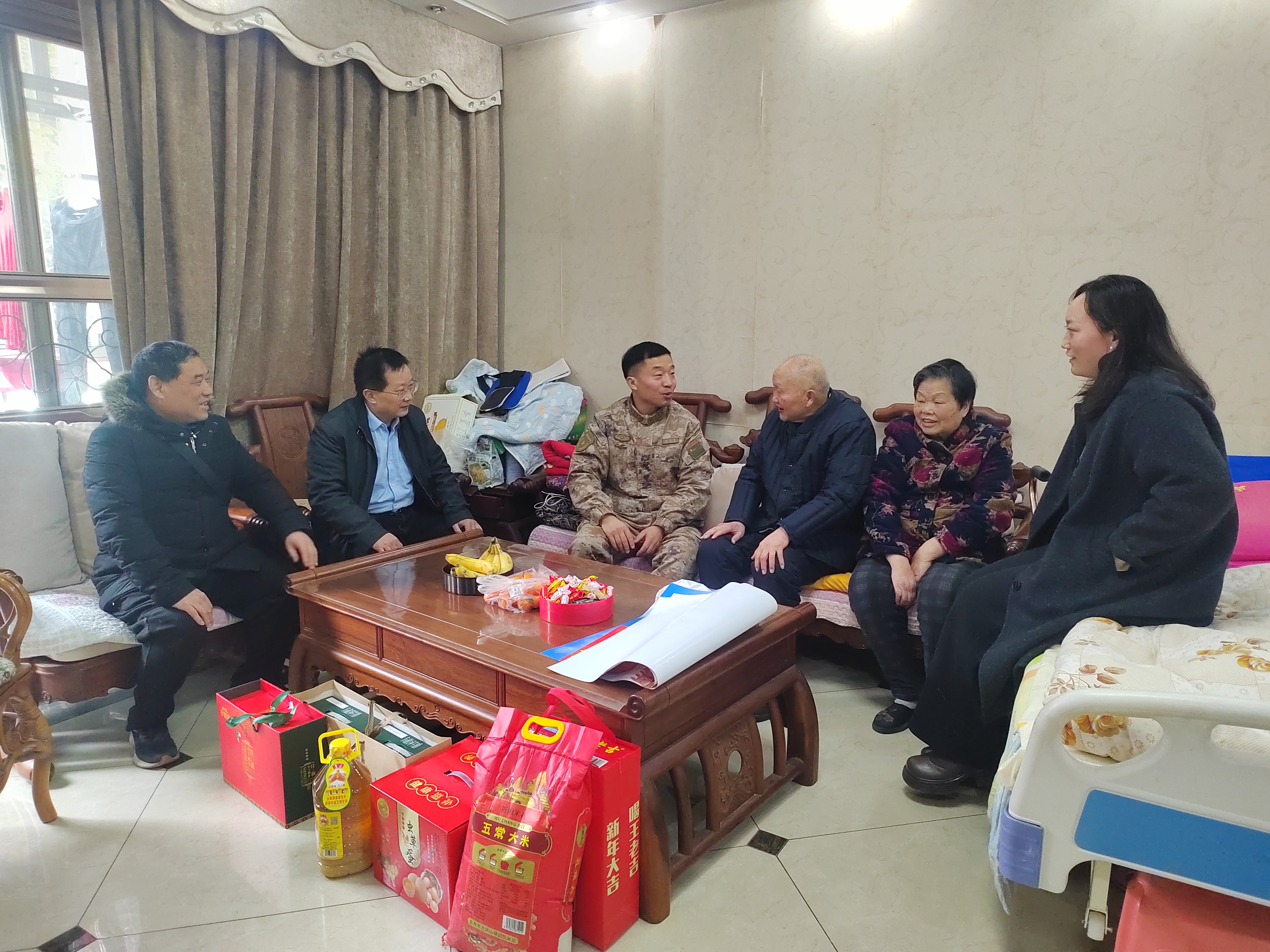 情暖军休迎新春 尊崇关怀送到家——南阳市宛城区走访慰问军队离退休干部
