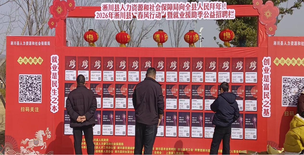 淅川县人社局：精准搭桥促就业 春风送暖惠万家