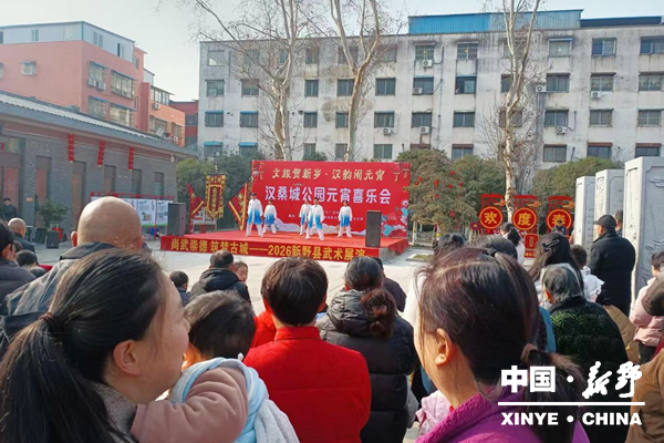 新野汉桑城遗址公园张灯结彩欢乐多