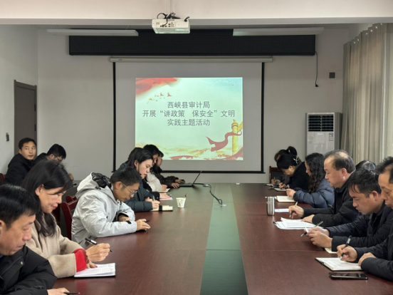 西峡县审计局开展“讲政策、保安全”文明实践主题活动