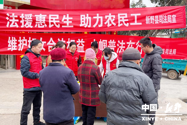 县司法局法援惠民生 春暖农民工