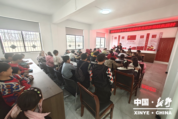 新野县青少年心理健康服务走进沙堰镇焦店村