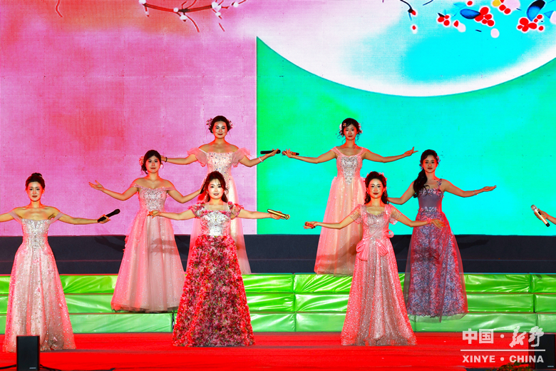 春夜新野 花漾笙歌<br>——新野县2026年春季赏花旅游季暨文旅促消费活动<br>开幕式文艺晚会掠影 春夜新野 花漾笙歌<br>——新野县2026年春季赏花旅游季暨文旅促消费活动<br>开幕式文艺晚会掠影