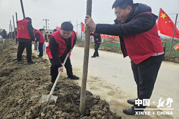 沙堰镇团委开展2026年义务植树志愿服务活动