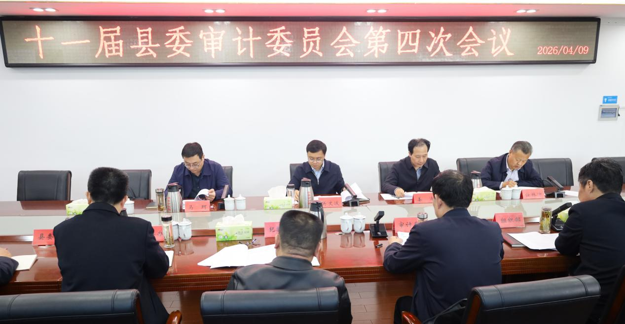 十一届县委审计委员会第四次会议召开 十一届县委审计委员会第四次会议召开