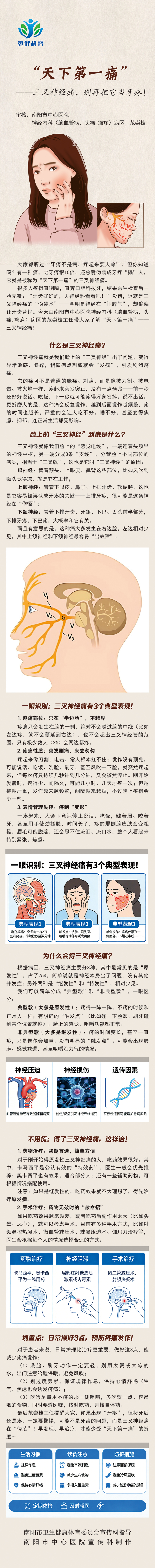 【宛健科普】”天下第一痛“三叉神经痛，别再把它当牙疼！