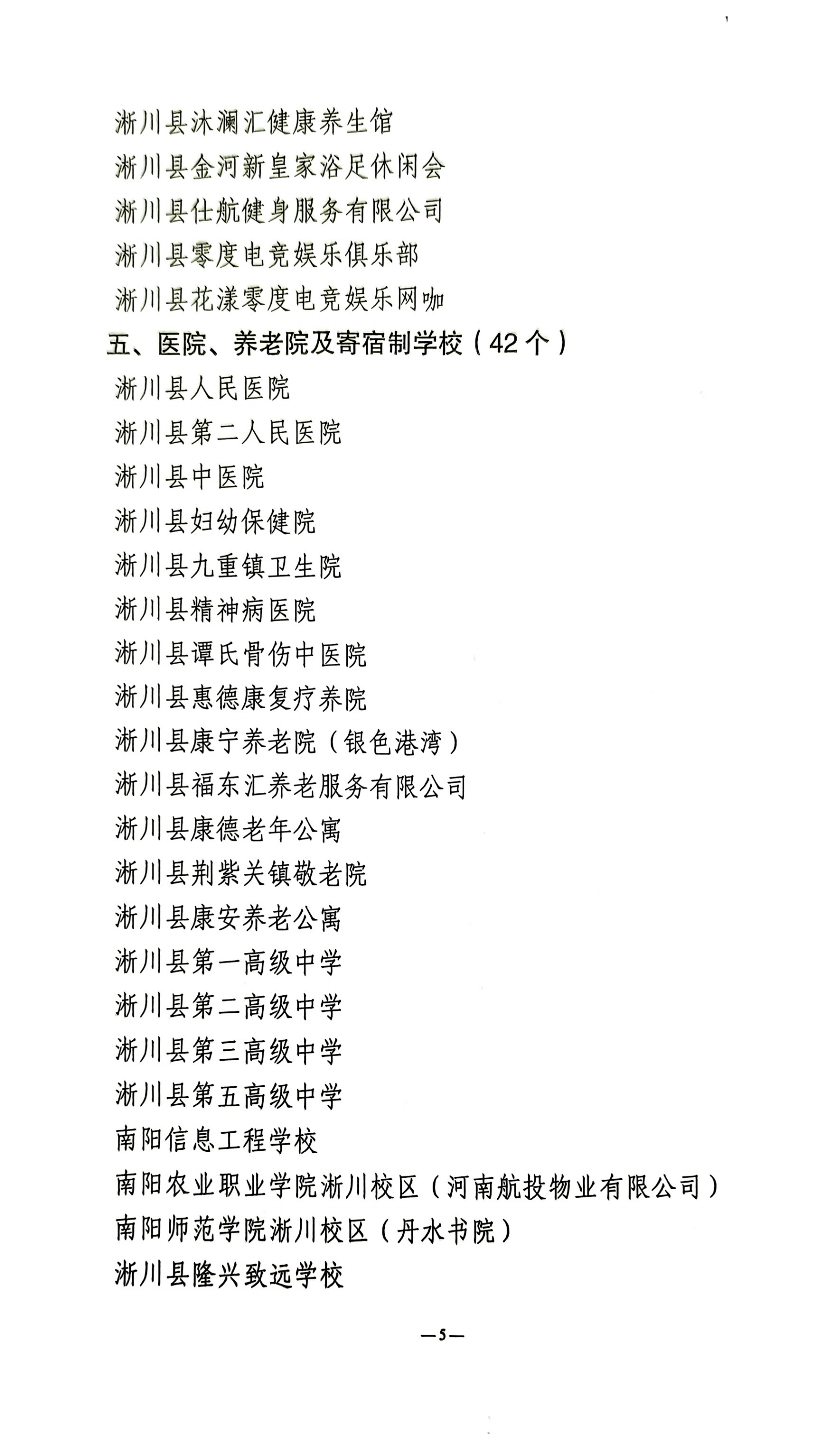 关于调整二级消防安全重点单位的通知