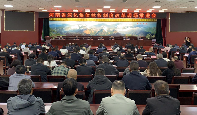 全省深化集体林权制度改革现场推进会在西峡召开