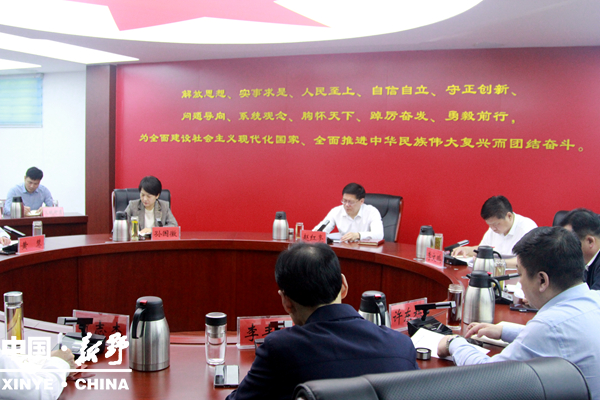 新野县召开四大班子联席会