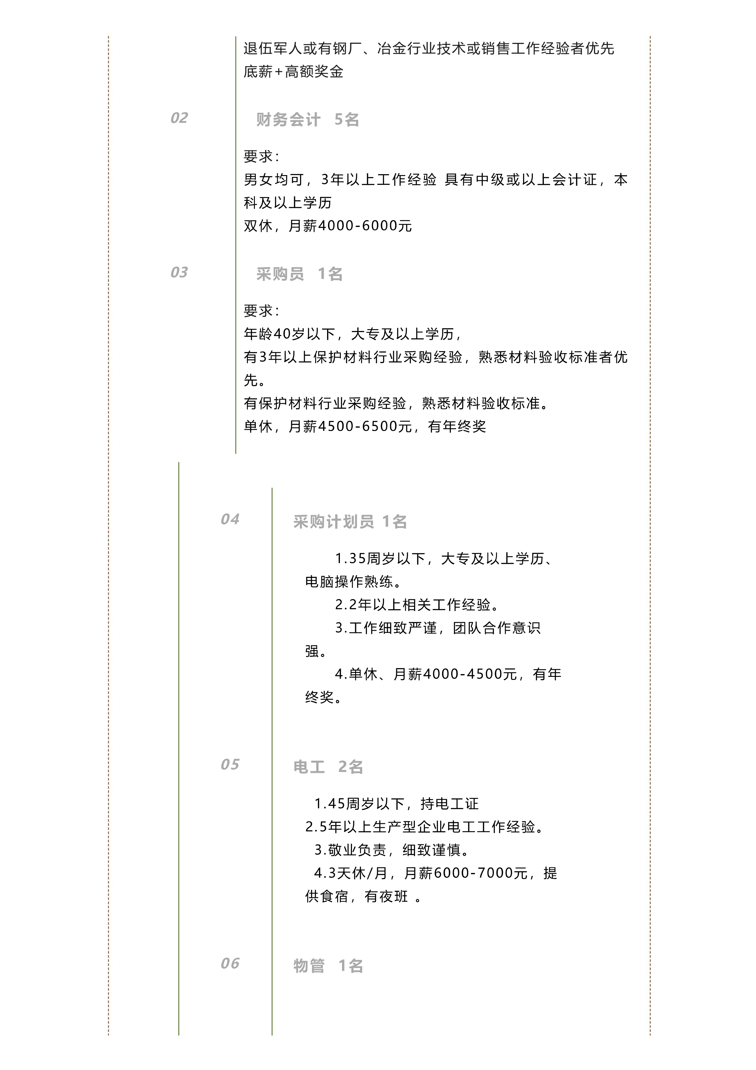 西峡县耀辉冶金材料有限公司 招聘（20260509）
