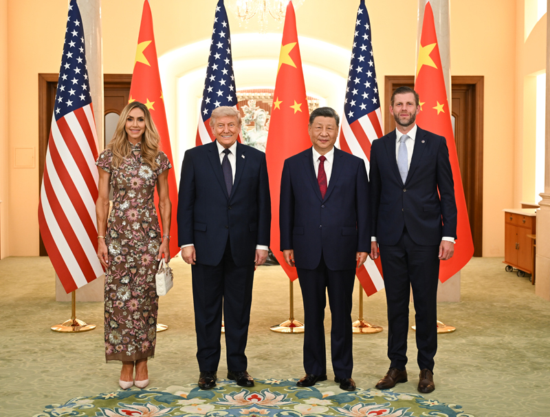 习近平为美国总统特朗普举行欢迎宴会 习近平为美国总统特朗普举行欢迎宴会