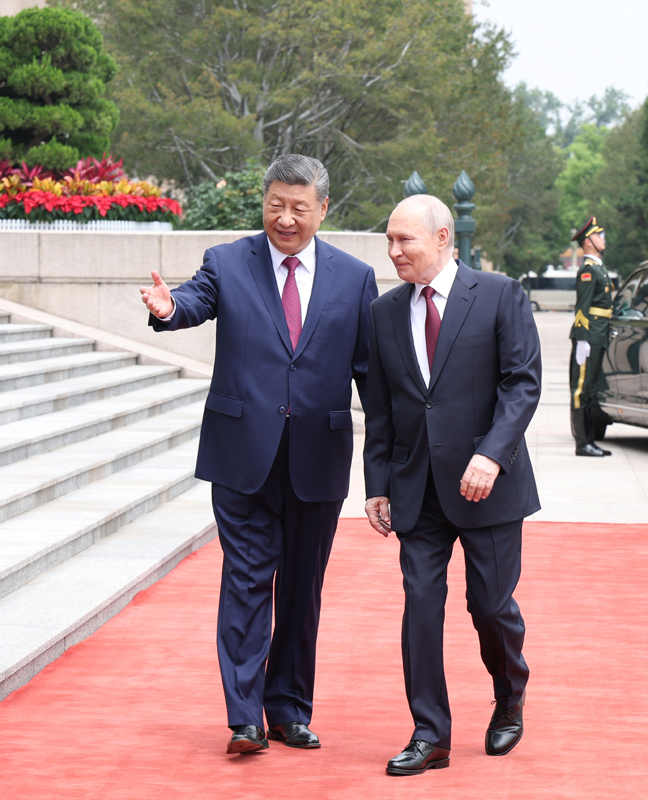 习近平同俄罗斯总统普京会谈 习近平同俄罗斯总统普京会谈