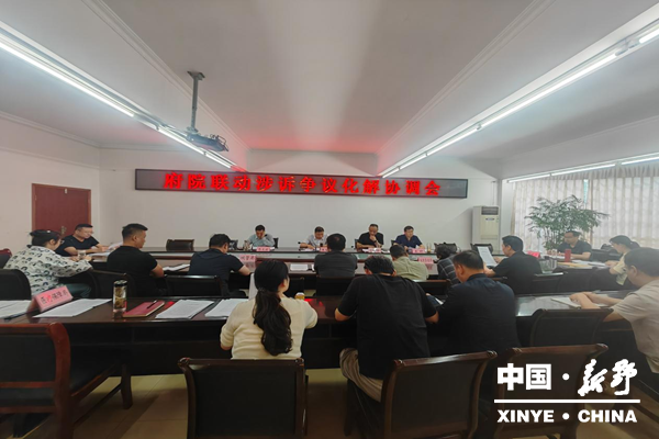 新野县召开府院联动涉诉争议化解协调会 新野县召开府院联动涉诉争议化解协调会