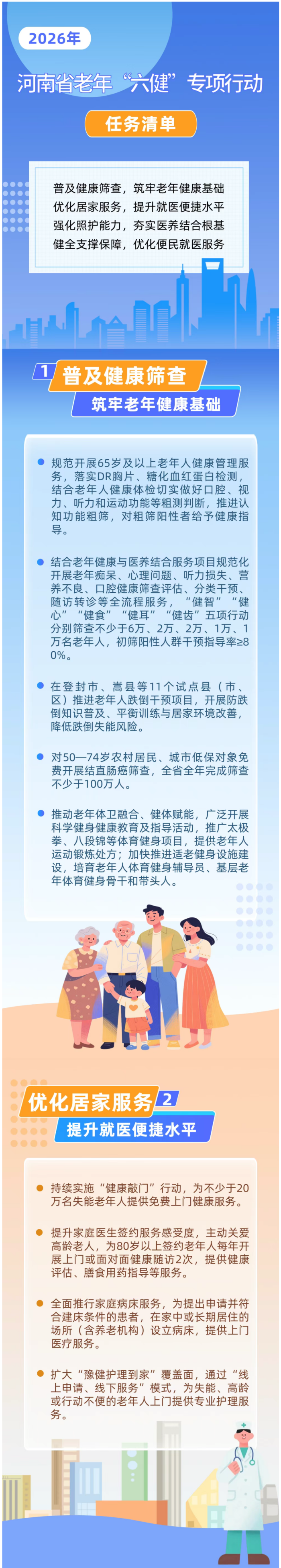 今年,河南要给老年人办这些事! 今年,河南要给老年人办这些事!