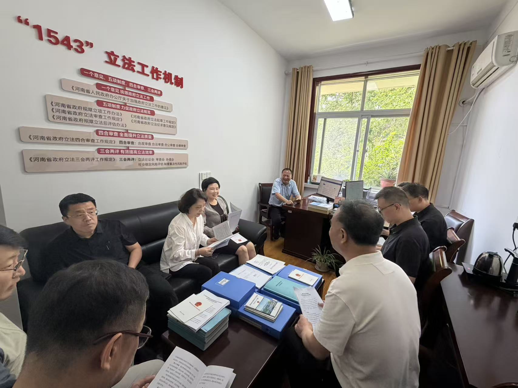 鞍山市人大常委会立法调研组到我局进行立法调研