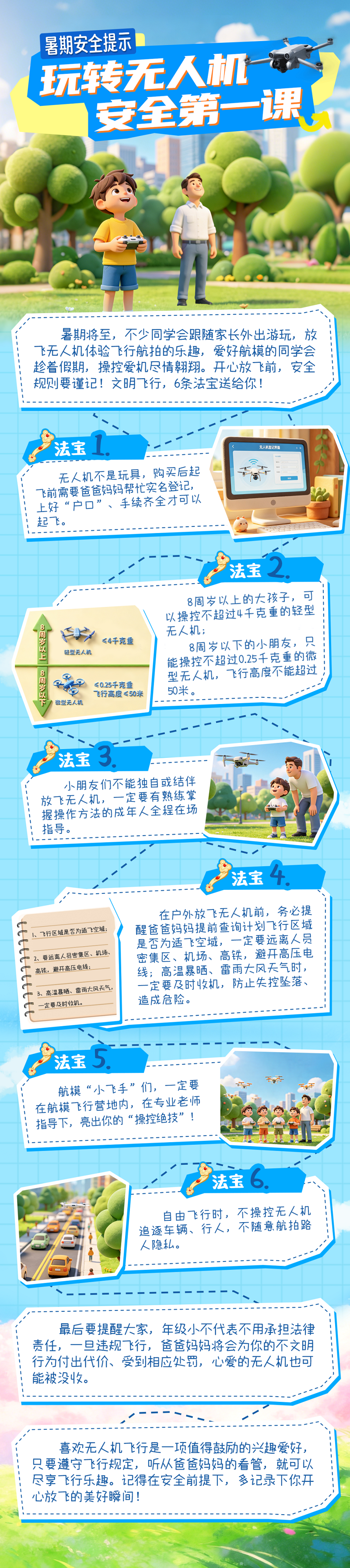 暑期安全提示｜玩转无人机 安全第一课（小学生版）