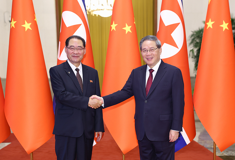 李强同朝鲜内阁总理朴泰成会谈 李强同朝鲜内阁总理朴泰成会谈